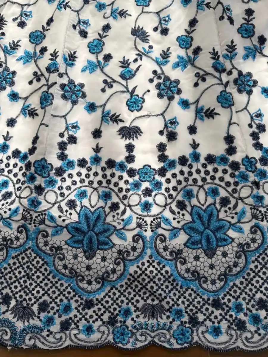 DESIGNER GEORGETTE THREAD WITH SEQUENCE WORK GOWN BOTTOM WITH DUPATTA FESTIVE WEAR WHOLESALE PRICE ETHNIC GARMENT (9)