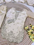 DESIGNER GMY SILK EMBROIDERY SEQUENCE WORK KID’S TOP BOTTOM WITH DUPATTA FESTIVE WEAR WHOLESALE PRICE ETHNIC GARMENT (2)