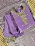 DESIGNER GMY SILK EMBROIDERY SEQUENCE WORK KID’S TOP BOTTOM WITH DUPATTA FESTIVE WEAR WHOLESALE PRICE ETHNIC GARMENT (3)