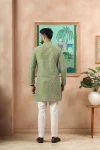 DESIGNER KHADI SILK SEQUENCE EMBROIDERY CHIKANKARI WORK MEN’S ONLY KURTA FESTIVE WEAR WHOLESALE PRICE ETHNIC GARMENT (36)