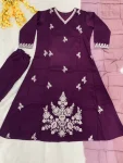 DESIGNER MUSLIN EMBROIDERY DORI WORK TOP BOTTOM WITH DUPATTA FESTIVE WEAR WHOLESALE PRICE ETHNIC GARMENT (5)