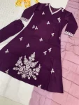 DESIGNER MUSLIN EMBROIDERY DORI WORK TOP BOTTOM WITH DUPATTA FESTIVE WEAR WHOLESALE PRICE ETHNIC GARMENT (5)
