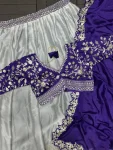 DESIGNER RANGOLI EMBROIDERY WORK LEHENGA CHOLI WITH DUPATTA PARTY WEAR WHOLESALE PRICE ETHNIC GARMENT (1)