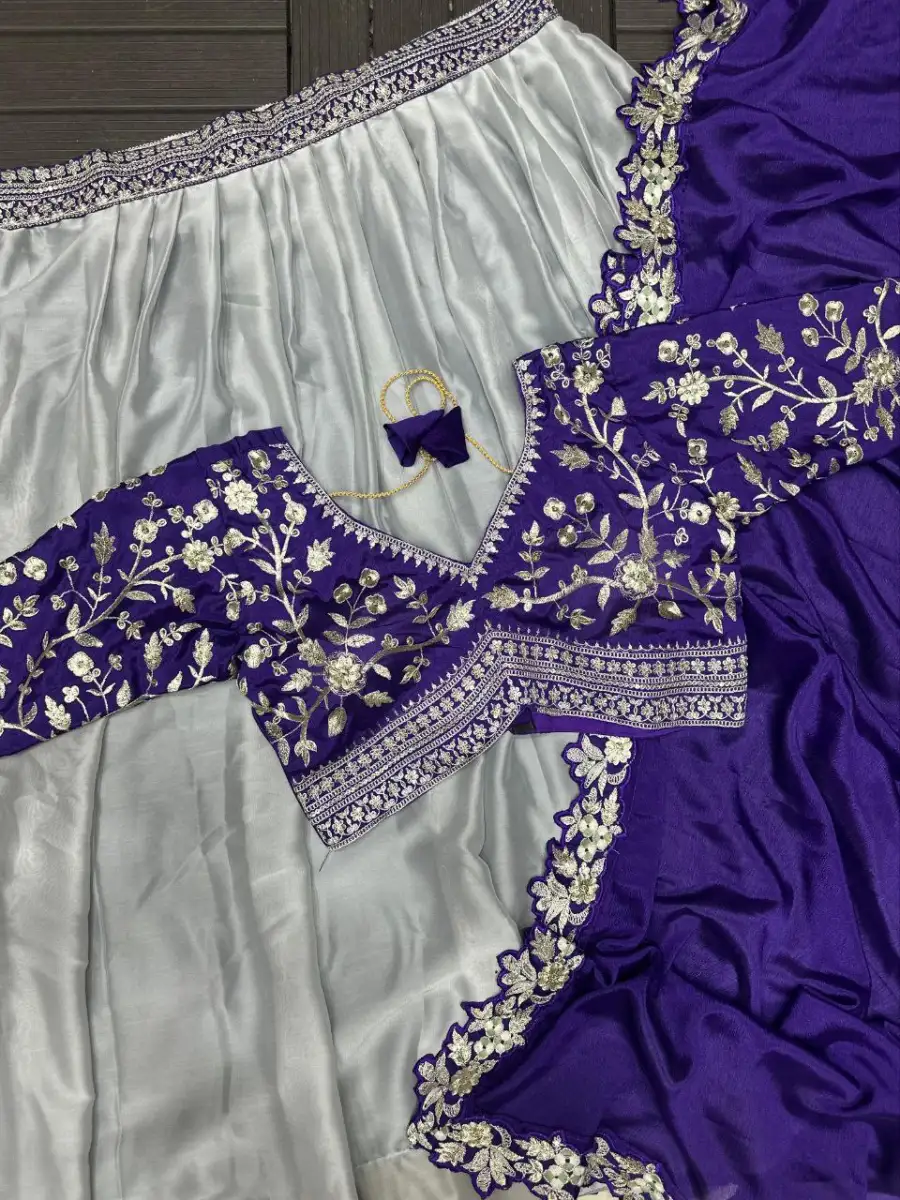 DESIGNER RANGOLI EMBROIDERY WORK LEHENGA CHOLI WITH DUPATTA PARTY WEAR WHOLESALE PRICE ETHNIC GARMENT (4)