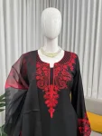 DESIGNER RAYON COTTON THREAD WORK TOP PALAZZO WITH DUPATTA CASUAL WEAR WHOLESALE PRICE ETHNIC GARMENT (2)