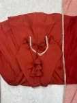 DESIGNER ROMAN SILK CHANDERI LACE WORK GOWN BOTTOM WITH DUPATTA FESTIVE WEAR WHOLESALE PRICE ETHNIC GARMENT (2)