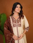 DESIGNER ROMAN SILK MULTI EMBROIDERY THREAD WITH BEAUTIFUL HAND WORK TOP PALAZZO WITH DUPATTA FESTIVE WEAR WHOLESALE PRICE ETHNIC GARMENT (2)