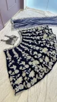 DESIGNER SILK GEORGETTE RAINBOW SEQUENCE & DORI WORK LEHENGA CHOLI WITH DUPATTA RECEPTION WEAR WHOLESALE PRICE ETHNIC GARMENT (3)