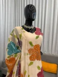DESIGNER TABBY ORGANZA SILK BRUSH PRINT WITH INTRICATE SEQUENCE WORK TOP PALAZZO WITH DUPATTA FESTIVE WEAR WHOLESALE PRICE ETHNIC GARMENT (16)
