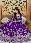 DESIGNER VICHITRA EMBROIDERY CODING SEQUENCE & THREAD WORK LEHENGA CHOLI WITH DUPATTA WEDDING WEAR WHOLESALE PRICE ETHNIC GARMENT (5)