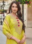 DESIGNER VICHITRA SILK EMBROIDERY SEQUENCE WORK TOP SHARARA WITH DUPATTA FESTIVE WEAR WHOLESALE PRICE ETHNIC GARMENT (1)