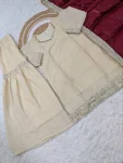 FANCY CHINON SEQUENCE EMBROIDERY WORK TOP SHARARA WITH DUPATTA FESTIVE WEAR WHOLESALE PRICE ETHNIC GARMENT (4)