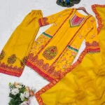 FANCY CHINON SILK DIGITAL PRINT + REAL MIRROR WORK TOP PALAZZO WITH DUPATTA FESTIVE WEAR WHOLESALE PRICE ETHNIC GARMENT (2)