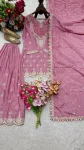 FANCY CHINON SILK EMBROIDERY CODING SEQUENCE WORK WITH HANDS WORKS MIRROR DIAMOND WORK TOP PALAZZO WITH DUPATTA FESTIVE WEAR WHOLESALE PRICE ETHNIC GARMENT (2)