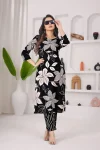 FANCY COTTON DIGITAL PRINT WORK TOP PENT SET CASUAL WEAR WHOLESALE PRICE ETHNIC GARMENT (5)