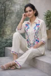 FANCY COTTON EMBROIDERY MULTI THREAD WORK CO-ORD SET DAILY WEAR WHOLESALE PRICE ETHNIC GARMENT (2)