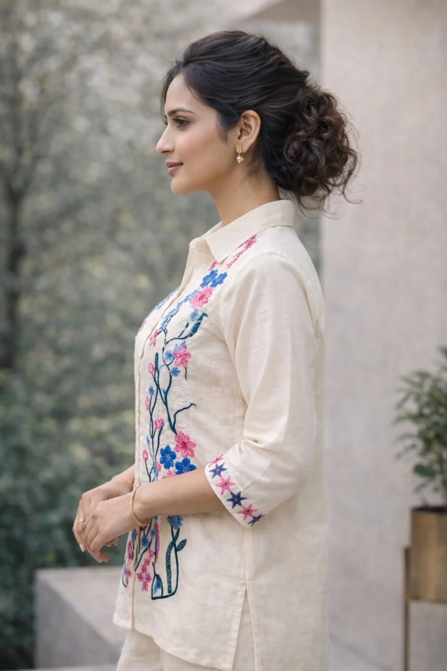 FANCY COTTON EMBROIDERY MULTI THREAD WORK CO-ORD SET DAILY WEAR WHOLESALE PRICE ETHNIC GARMENT (3)