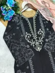 FANCY COTTON EMBROIDERY SEQUENCE WORK TOP BOTTOM WITH DUPATTA FESTIVE WEAR WHOLESALE PRICE ETHNIC GARMENT (2)