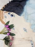 FANCY COTTON FLEX SEQUENCE EMBROIDERY WORK TOP BOTTOM WITH DUPATTA FESTIVE WEAR WHOLESALE PRICE ETHNIC GARMENT (4)