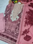 FANCY COTTON PRINT WITH EMBROIDERY SEQUENCE WORK TOP BOTTOM WITH DUPATTA DAILY WEAR WHOLESALE PRICE ETHNIC GARMENT (3)
