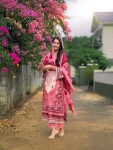 FANCY COTTON PRINT WITH EMBROIDERY SEQUENCE WORK TOP BOTTOM WITH DUPATTA DAILY WEAR WHOLESALE PRICE ETHNIC GARMENT (3)