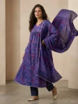 FANCY DELTA SILK BANDHANI PRINT WORK TOP BOTTOM WITH DUPATTA FESTIVE WEAR WHOLESALE PRICE ETHNIC GARMENT (6)