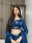 FANCY FENDY SILK THREAD, EMBROIDERY , CODING AND SEQUENCE WORK LEHENGA BLOUSE AND WAIST BELT EXTRA FAILR WEDDING WEAR WHOLESALE PRICE ETHNIC GARMENT (9)