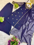FANCY GEORGETTE EMBROIDERY WORK WITH CUT WORK TOP PALAZZO WITH DUPATTA FESTIVE WEAR WHOLESALE PRICE ETHNIC GARMENT (3)
