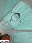 FANCY HEAVY FAUX LACE WORK GOWN BOTTOM WITH DUPATTA FESTIVE WEAR WHOLESALE PRICE ETHNIC GARMENT (4)