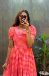 FANCY MUL CHANDERI FLORAL PRINTED WORK MIDI DRESS DAILY WEAR WHOLESALE PRICE ETHNIC GARMENT (6)