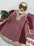 FANCY MUSLIN LAMPI LACE WORK TOP PENT SET FESTIVE WEAR WHOLESALE PRICE ETHNIC GARMENT (2)