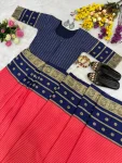 FANCY MYSORE SILK JACQUARD WORK GOWN SAREE FESTIVE WEAR WHOLESALE PRICE ETHNIC GARMENT (5)