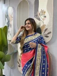 FANCY MYSORE SILK JACQUARD WORK GOWN SAREE FESTIVE WEAR WHOLESALE PRICE ETHNIC GARMENT (5)