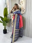 FANCY MYSORE SILK JACQUARD WORK GOWN SAREE FESTIVE WEAR WHOLESALE PRICE ETHNIC GARMENT (5)