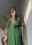 FANCY NATURAL CREPE SILK SEQUENCE EMBROIDERY WORK TOP BOTTOM WITH DUPATTA FESTIVE WEAR WHOLESALE PRICE ETHNIC GARMENT (2)