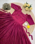 FANCY NC VICHITRA HAND WORK MIDI DRESS DAILY WEAR WHOLESALE PRICE ETHNIC GARMENT (7)
