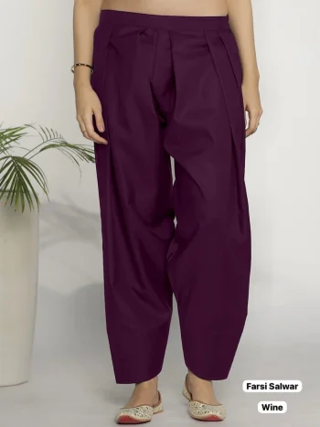 FANCY RAYON PLAIN ONLY SALWAR WINE