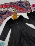 FANCY ROMAN SILK CUT WORK LACE TOP BOTTOM WITH DUPATTA FESTIVE WEAR WHOLESALE PRICE ETHNIC GARMENT (2)