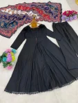 FANCY ROMAN SILK CUT WORK LACE TOP BOTTOM WITH DUPATTA FESTIVE WEAR WHOLESALE PRICE ETHNIC GARMENT (2)