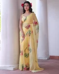 FANCY TABBY ORGANZA SILK DIGITAL PRINT AND KHATLI WORK SAREE WITH UNSTITCHED BLOUSE PARTY WEAR WHOLESALE PRICE ETHNIC GARMENT (7)