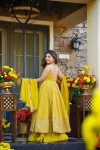 FANCY TABBY ORGANZA ZARI EMBROIDERY & SEQUENCE WORK GOWN BOTTOM WITH DUPATTA WEDDING WEAR WHOLESALE PRICE ETHNIC GARMENT (2)