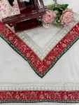 FANCY TABBY SILK THREAD WITH SEQUENCE WORK SAREE WITH UNSTITCHED BLOUSE WEDDING WEAR WHOLESALE PRICE ETHNIC GARMENT (2)
