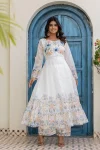 FANCY TB ORGANZA DIGITAL PRINT WITH HAND WORK GOWN BOTTOM WITH DUPATTA FESTIVE WEAR WHOLESALE PRICE ETHNIC GARMENT (4)