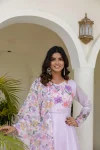 FANCY TB ORGANZA DIGITAL PRINT WITH HAND WORK GOWN BOTTOM WITH DUPATTA FESTIVE WEAR WHOLESALE PRICE ETHNIC GARMENT (2)