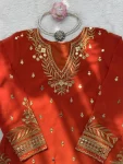 FASHIONABLE GEORGETTE THREAD WITH 9 MM SEQUENCE WORK TOP PALAZZO WITH DUPATTA FESTIVE WEAR WHOLESALE PRICE ETHNIC GARMENT (2)