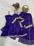 MODERN CHINON REAL MIRROR AND PAPER MIRROR WORK TOP PALAZZO WITH DUPATTA PARTY WEAR WHOLESALE PRICE ETHNIC GARMENT (2)