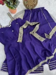 MODERN CHINON REAL MIRROR AND PAPER MIRROR WORK TOP PALAZZO WITH DUPATTA PARTY WEAR WHOLESALE PRICE ETHNIC GARMENT (2)