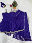 MODERN CHINON REAL MIRROR AND PAPER MIRROR WORK TOP PALAZZO WITH DUPATTA PARTY WEAR WHOLESALE PRICE ETHNIC GARMENT (2)
