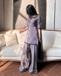 MODERN CREPE SILK BEADS HAND WORK WITH SEQUENCE MULTI NEEDLE EMBROIDERY WORK TOP PATIYALA WITH DUPATTA FESTIVE WEAR WHOLESALE PRICE ETHNIC GARMENT (5)