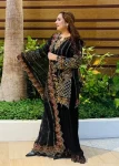 MODERN GEORGETTE EMBROIDERY SEQUENCE WITH FANCY LATKAN WORK TOP PALAZZO WITH DUPATTA FESTIVE WEAR WHOLESALE PRICE ETHNIC GARMENT (2)